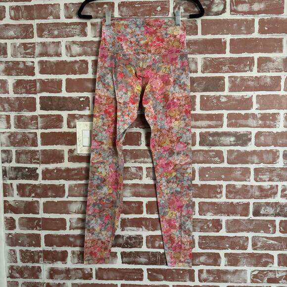Lululemon Align 25” Inflorescence Multi High Rise Leggings Women’s Size 6 GUC - Picture 1 of 12
